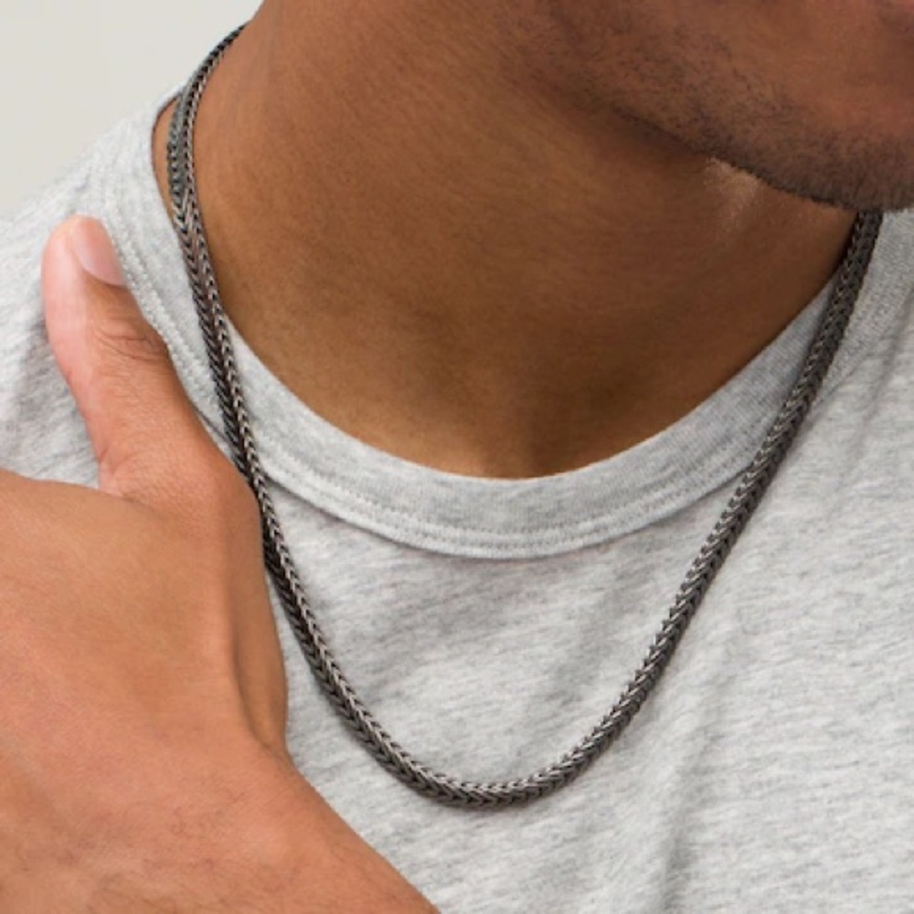 Vera Wang Men Foxtail Chain Necklace